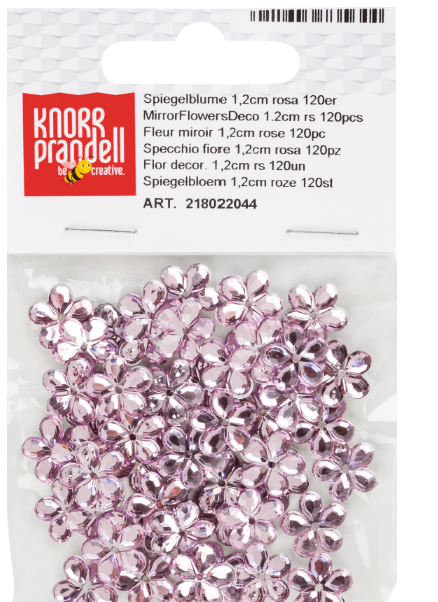 Fleurs miroir, 120 pcs.